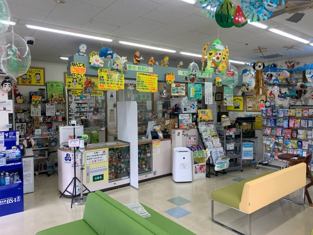 竜生堂薬局　登呂店　内観